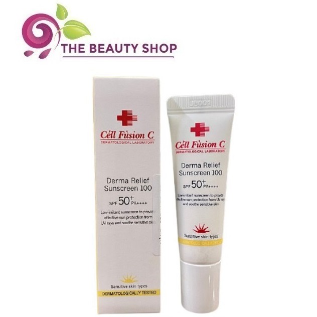 [LOGO vàng] Kem chống nắng Cell Fusion C Derma Relief 10ml