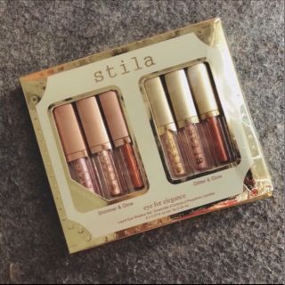 Hot set gel nhũ mắt kim tuyến stila