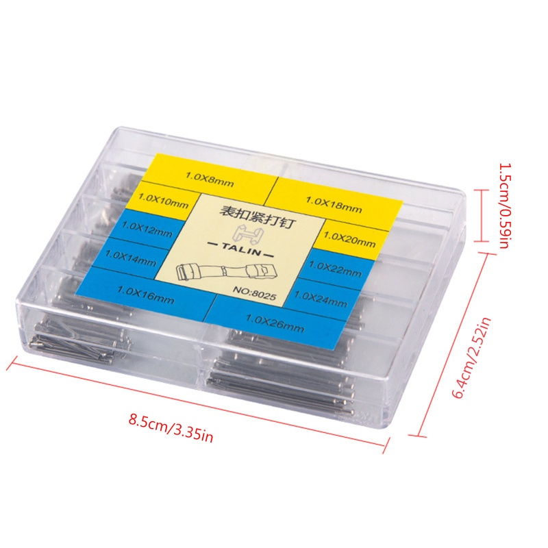 Bộ Dụng Cụ Sửa Chữa Đồng Hồ Đeo Tay Bằng Thép Không Gỉ 8 10 12 14 16 18 20 22 24 26