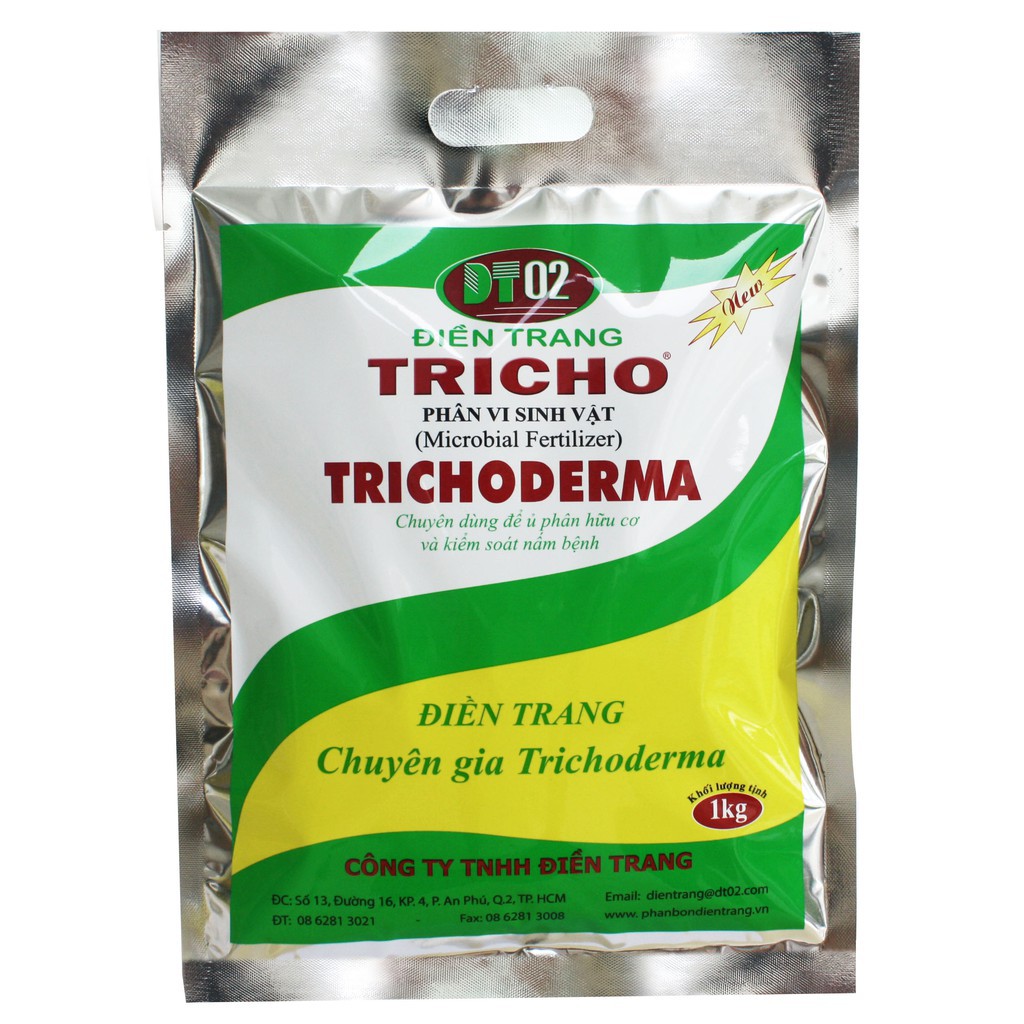 Trichoderma Điền Trang gói 1kg chuyên ủ phân, phòng trừ các loại bệnh do nấm gây ra (Vườn Sài Gòn - Vuon Sai Gon)