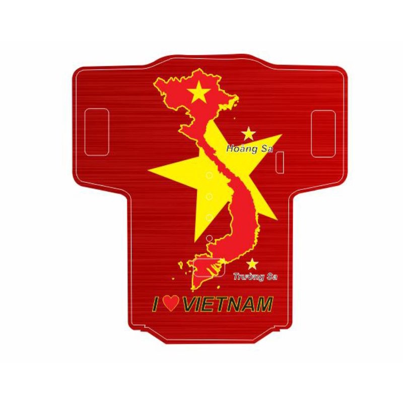 Skin Decal Miếng Dán Trang Trí Flycam Sjrc F11S 4K Pro - Version Cờ Đỏ Sao Vàng - Dán 2 Pin