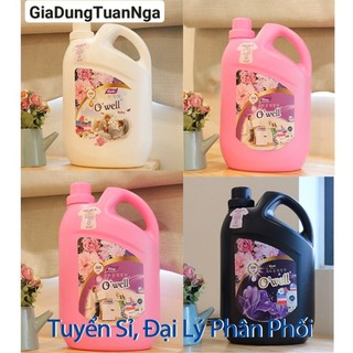 Nước giặt, nước giặt xả Owell 3.5 lít cực đậm đặt siêu sạch và thơm.