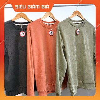 Áo Len Trơn Tay Dài Unisex JB Store , Thun Cotton 100% Bao Giặt Máy Không Xù Lông