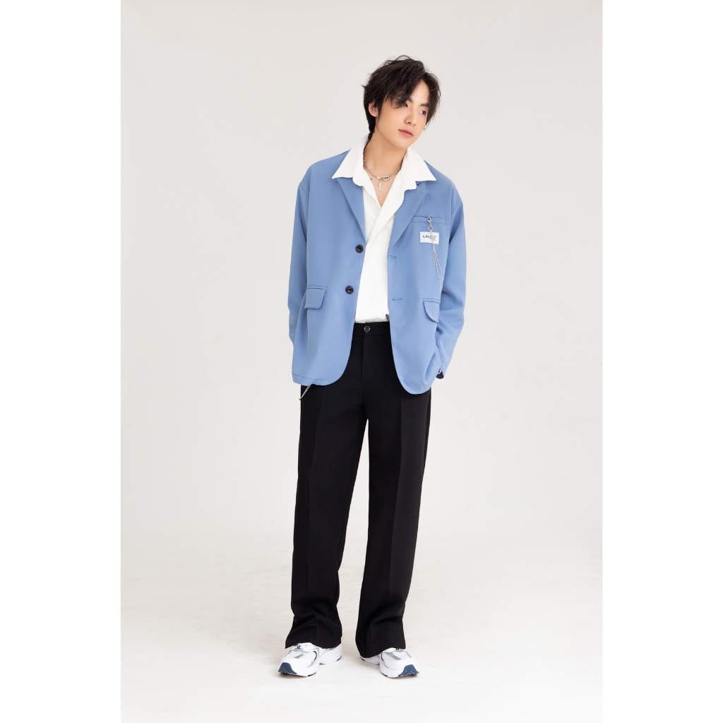 Áo Blazer Dài Tay Nam MANDO Kèm Phụ Kiện Kiểu Dáng Unisex Trẻ Trung Thời Trang Hàn Quốc BLZ005 - BLZ004 | BigBuy360 - bigbuy360.vn