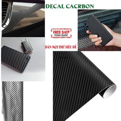 DECAL Cacbon Bóng và nhám sần