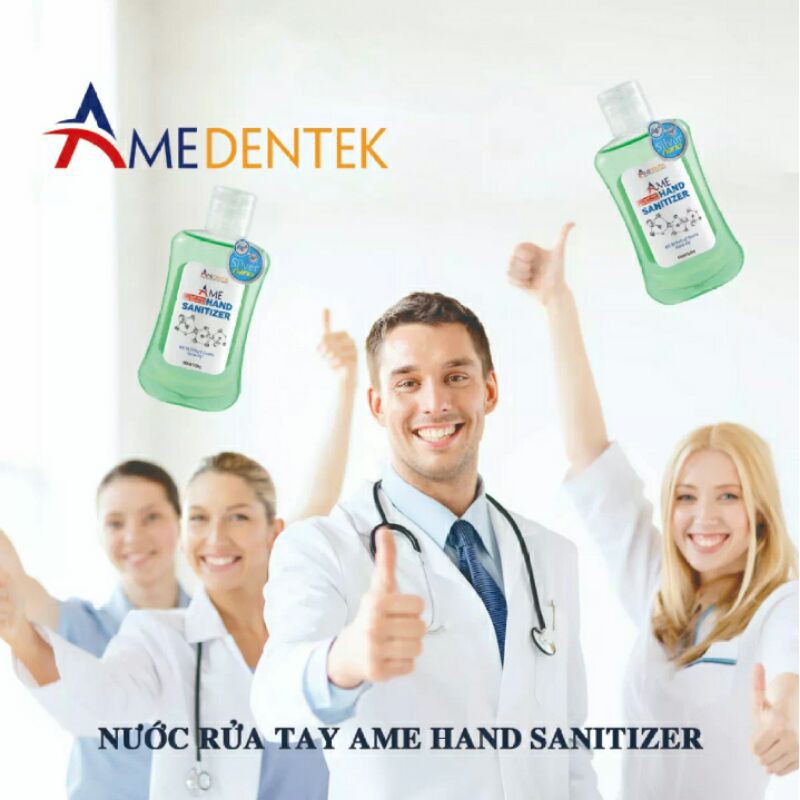 NƯỚC RỬA TAY KHÔ DIỆT KHUẨN AME HAND SANITIZER 90ML