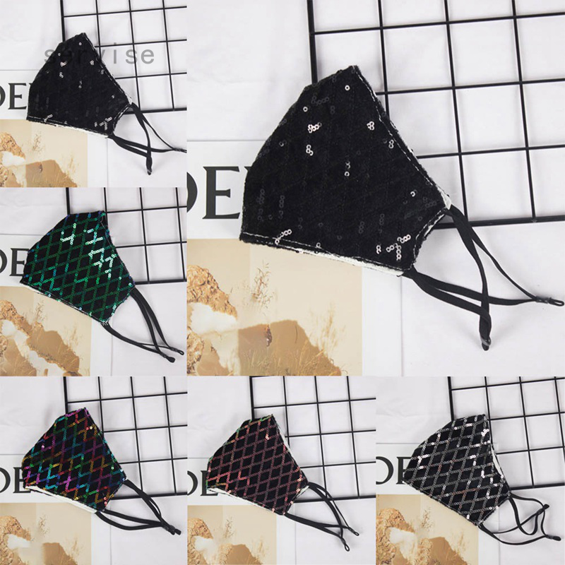 Khẩu trang chống nắng đính kim sa lấp lánh cho nữ