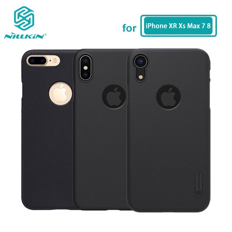 cho iPhone 11 Ốp lưng Nillkin Frosted Shield PC Ốp lưng cứng cho iPhone X Xs Max XR 8 7 Plus 5S SE 2020 6 6S Plus