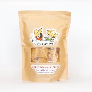 Bánh Bắp Tortilla Mexico vị muối biển, chip ăn kèm Guacamole -CORN TORTILLA CHIPS N190gr