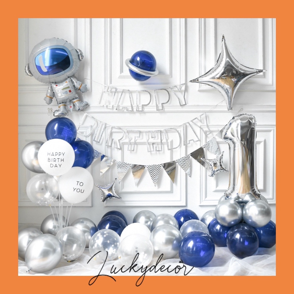 Set bóng bay trang trí sinh nhật, bóng bay happy birthday HN90
