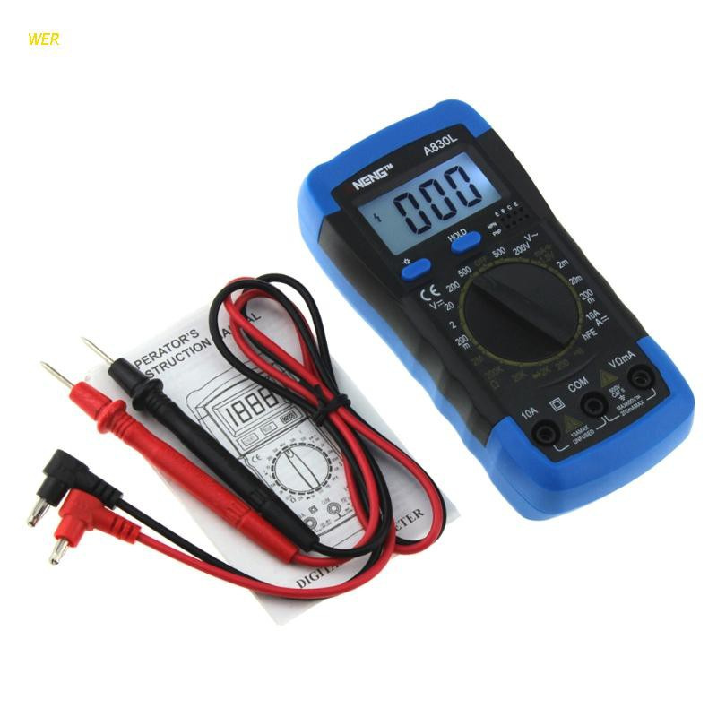 Đồng Hồ Vạn Năng Kỹ Thuật Số Aneng A830L Lcd Dc Ac