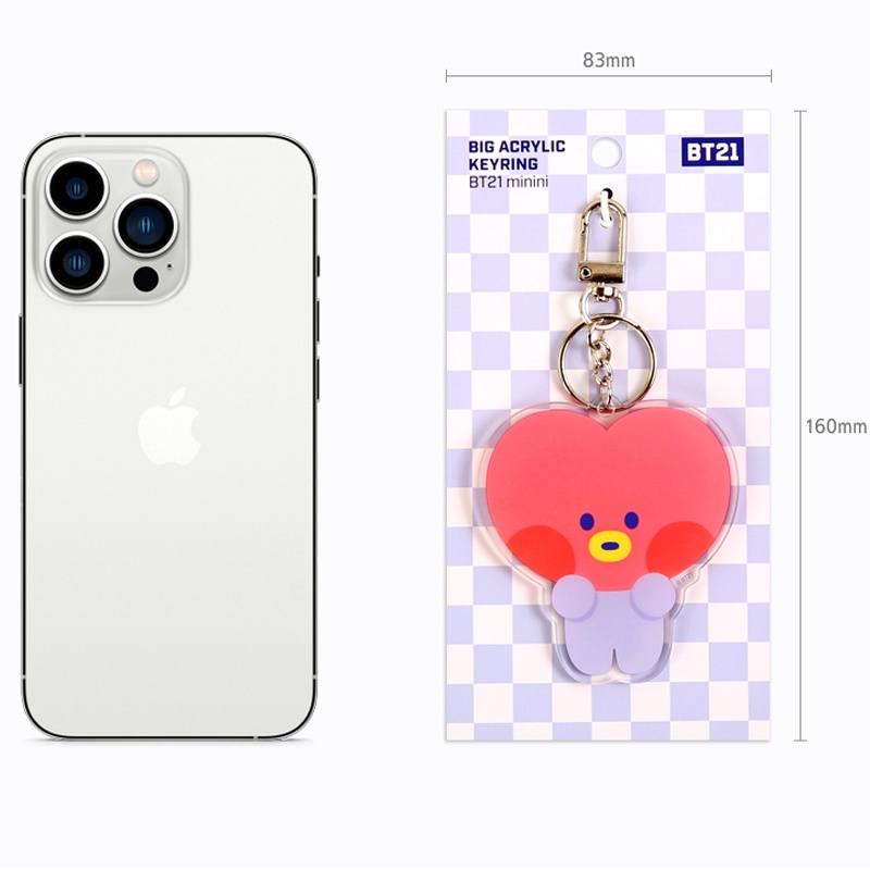 Móc khóa in hình các nhân vật BT21
