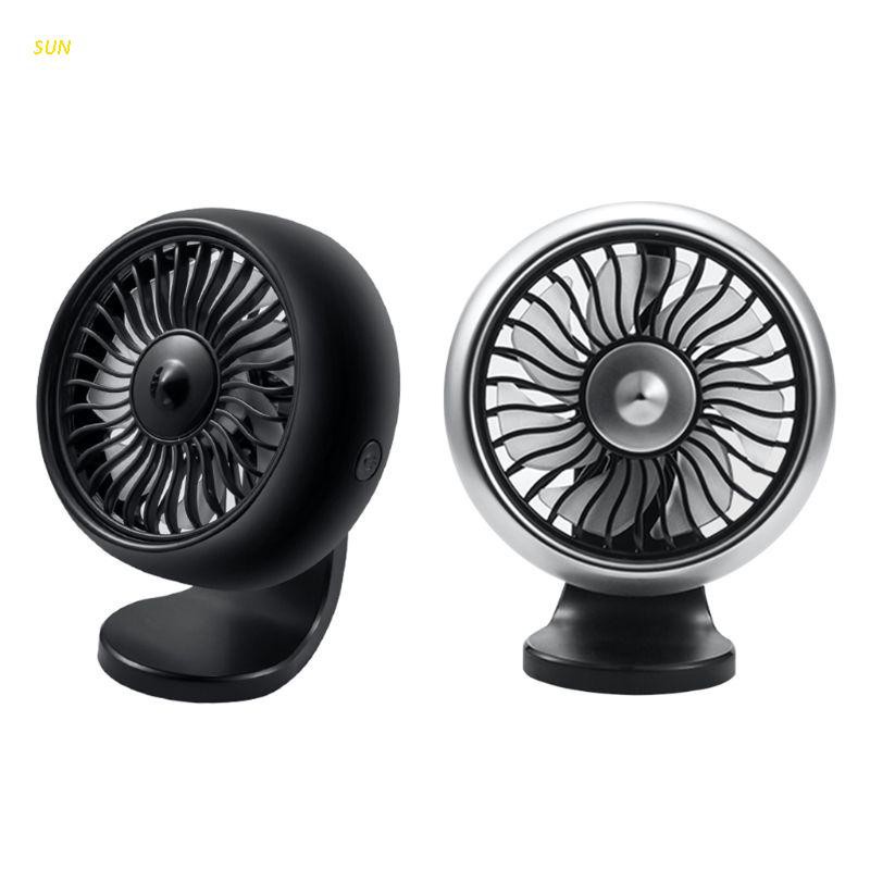 SUN Electric Car Fan For Car Air Vent Mounted Car Auto Powerful Cooling Air Fan