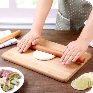 Cán lăn bột gỗ trơn 30cm