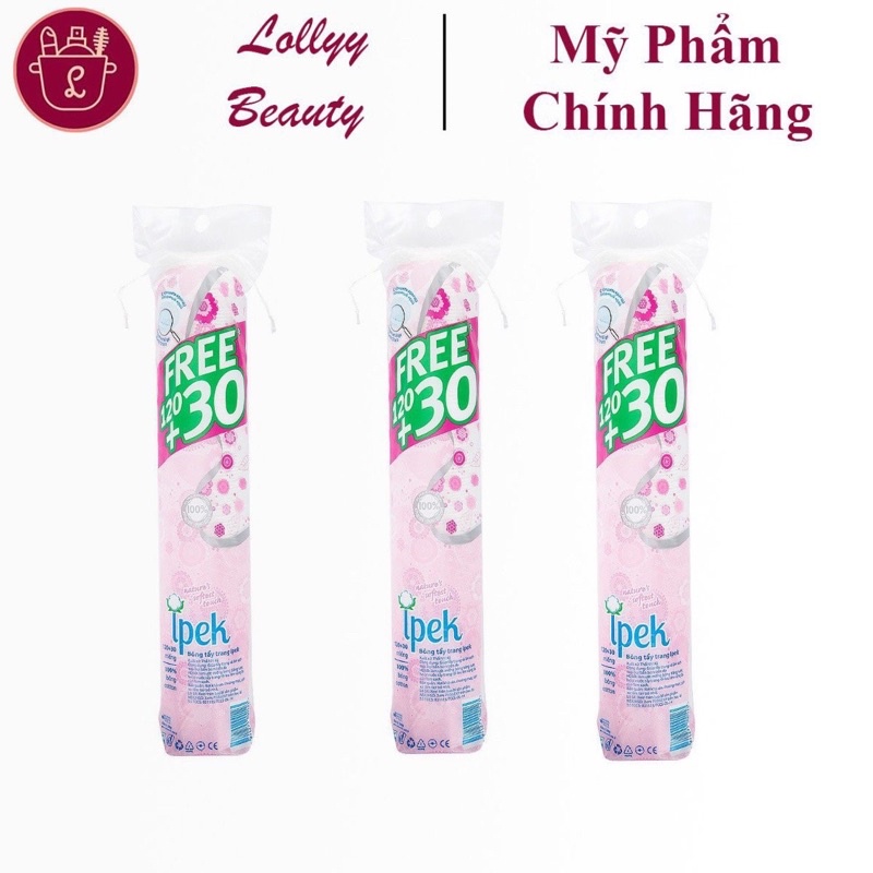 [Mẫu Mới] Bông Tẩy Trang Ipek Thổ Nhĩ Kỳ 150 Miếng ( Sản Phẩm Bán Chạy )