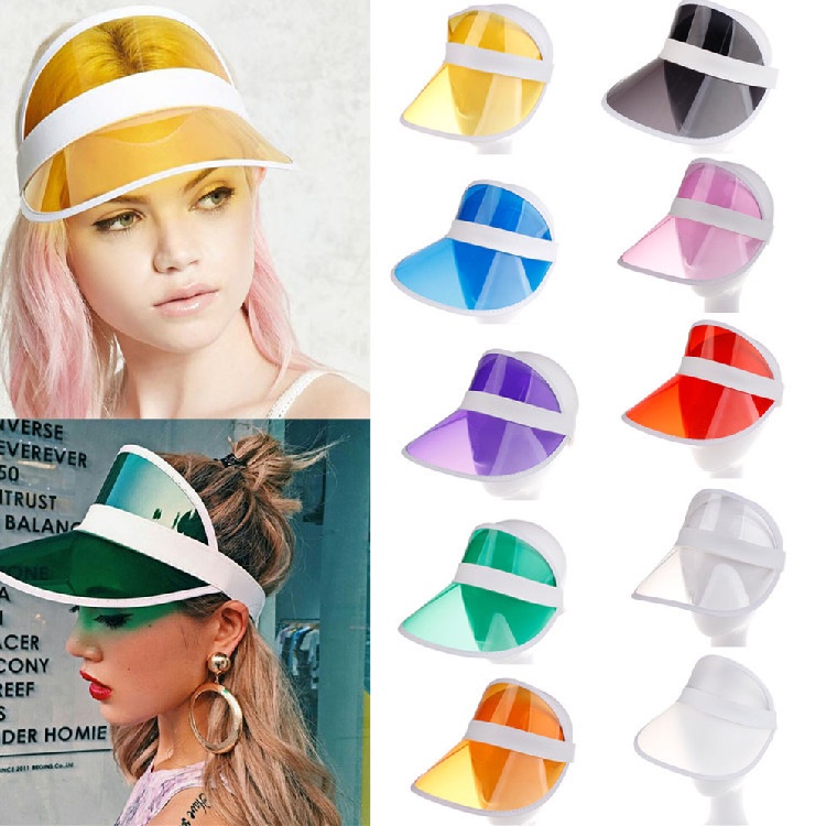 Mũ Lưỡi Trai Che Nắng Màu Trong Suốt Thời Trang Cho Nam Và Nữ