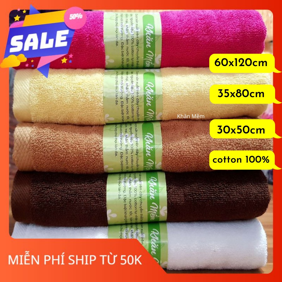 Khăn Tắm Lớn Khăn Mềm, Cotton Dày Dặn Mềm Mịn, Không Ra Màu, Không Sổ Lông, Thấm Hút Nước Tốt, Khăn Tắm Cho Bé