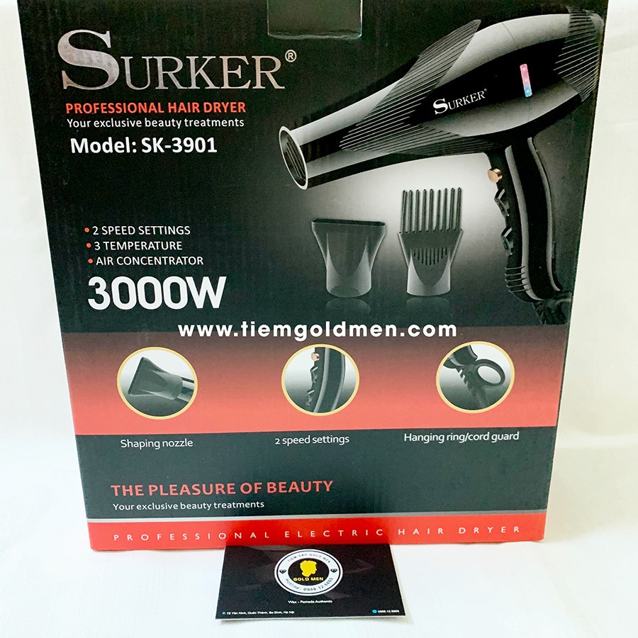 Máy sấy tóc Surker SK-3901 công suất 3000w [CHÍNH HÃNG]