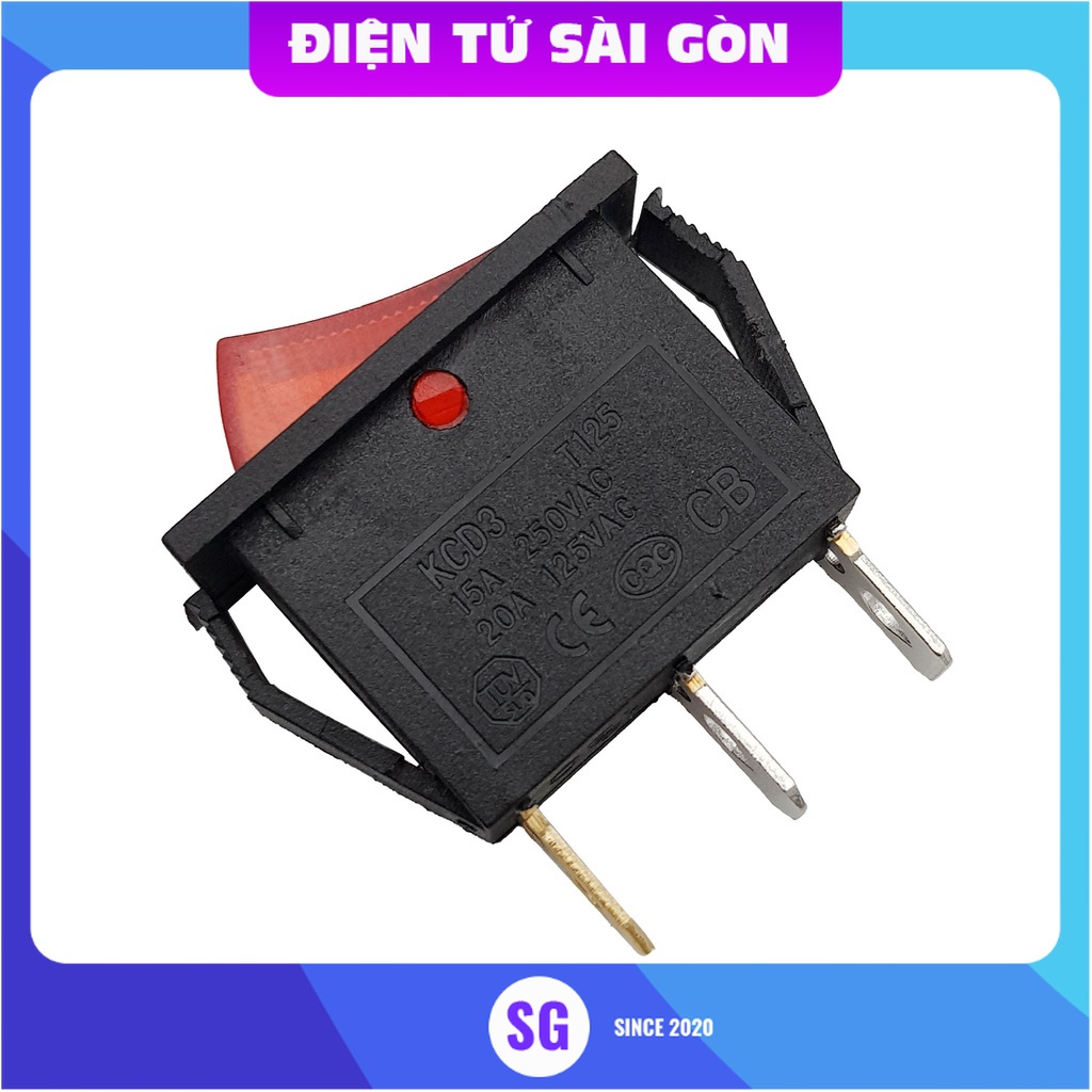 Công tắc bập bênh có đèn KCD3-101N