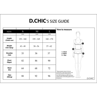 D.CHIC 288016 Váy len sát nách chân dập ly