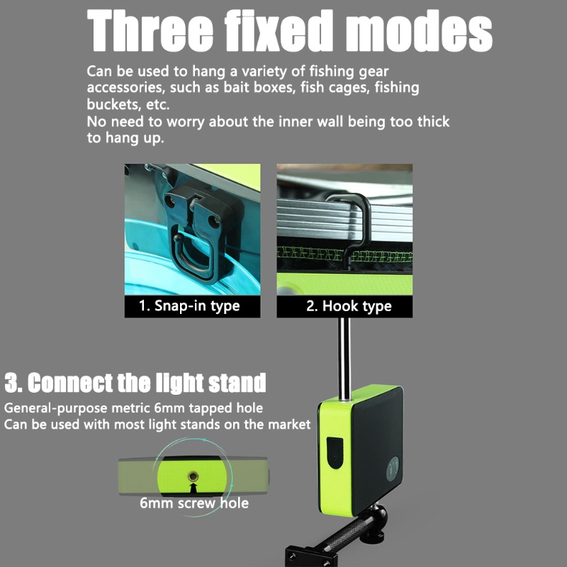 Máy Bơm Oxy Siêu Nhẹ Cho Đèn LED Câu Cá Thông Minh