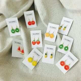 Bông tai trái cây 🍉🍊🍋🍍🍎🍏🍓