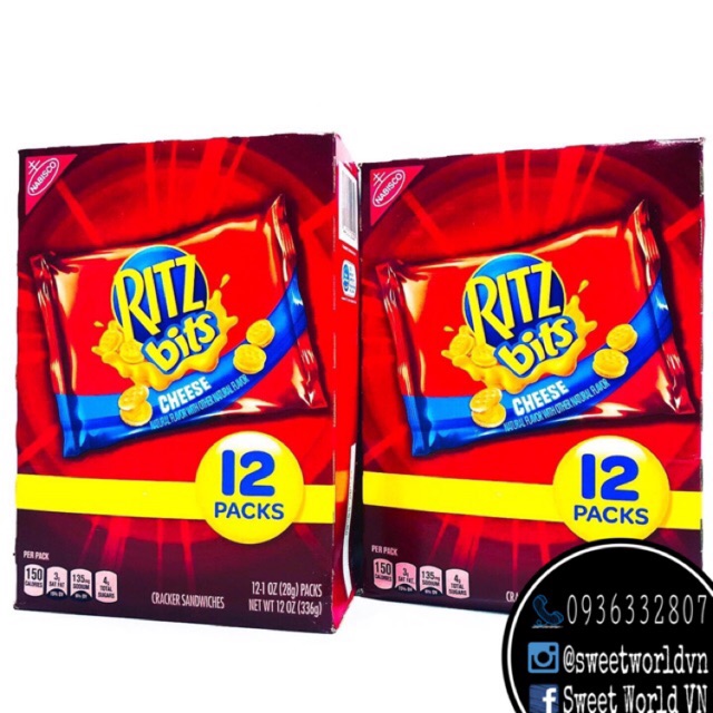 Bánh ritz phô mai (336g) - Mỹ