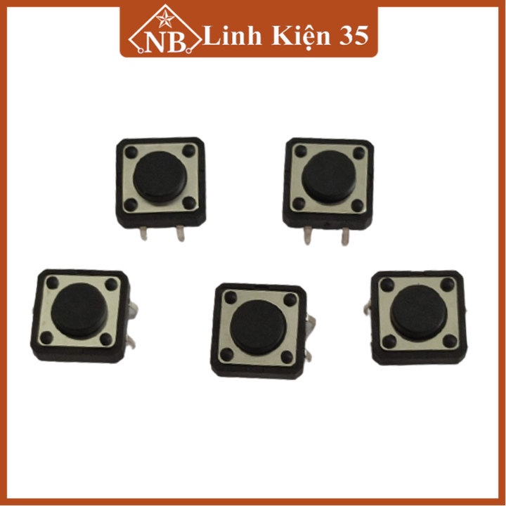 Nút nhấn 4 chân 12x12x5mm