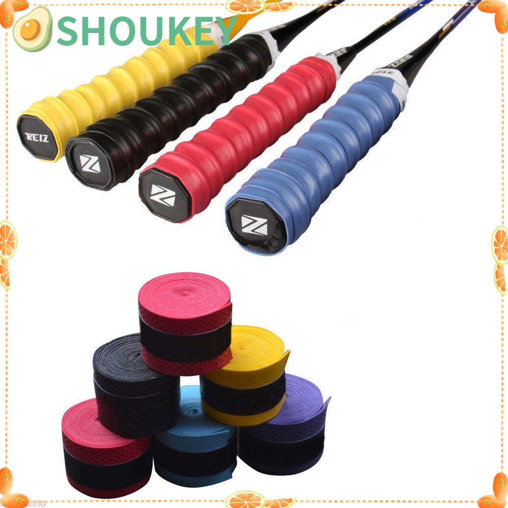 Set 5 Cuộn Băng Quấn Cán Vợt Cầu Lông / Tennis Nhiều Màu Sắc Chất Lượng Cao SHOUKEY