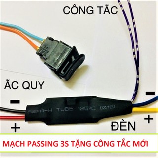 MẠCH PASSING 3S NHÁY ĐÈN KIÊM BẬT TẮT ĐÈN TRỢ SÁNG
