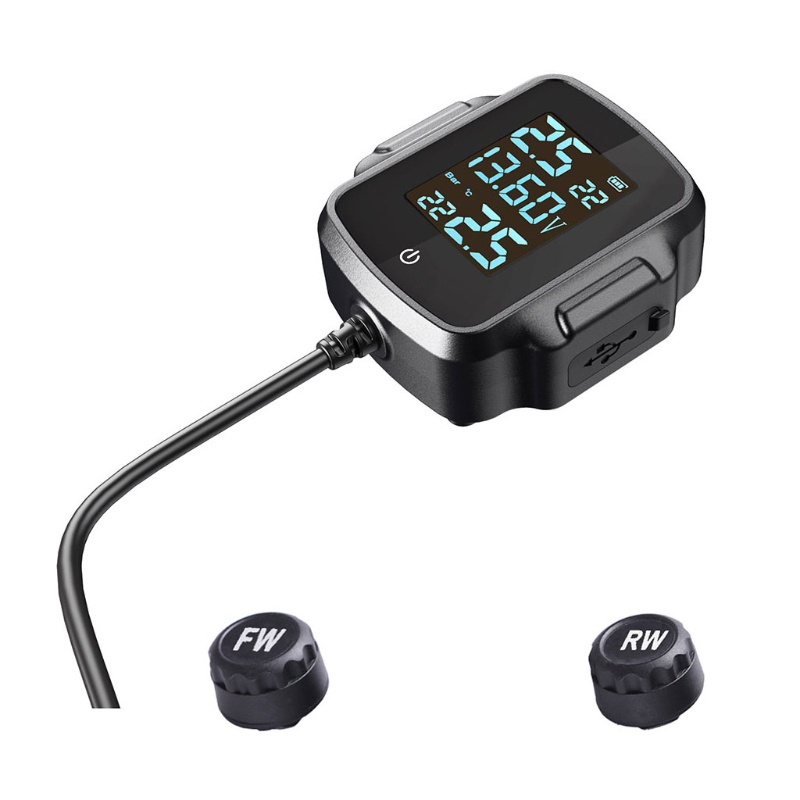 Thiết Bị Theo Dõi Áp Suất Lốp Xe Máy QC 3.0 USB