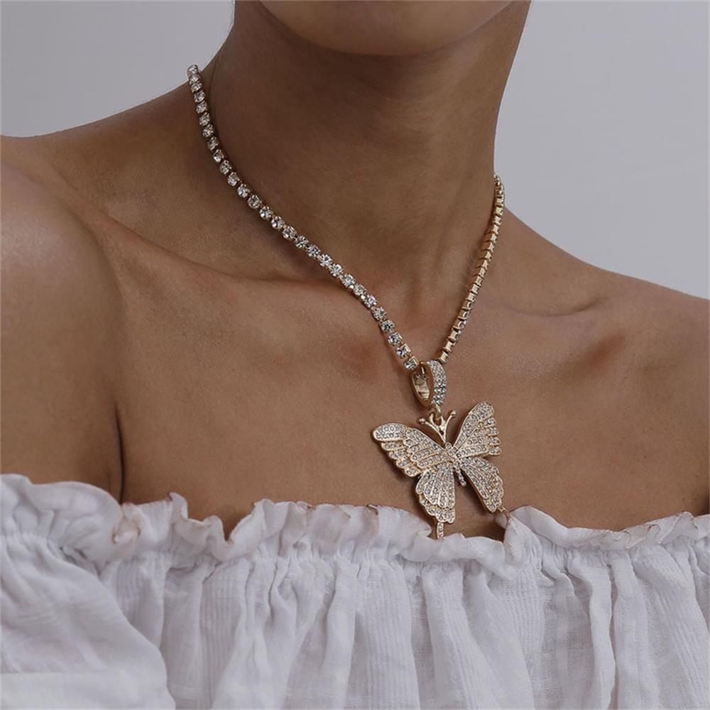 Dây Chuyền Mặt Hình Bướm Thời Trang Dành Cho Nữ|Vòng Cổ Choker Mặt Hình Bướm