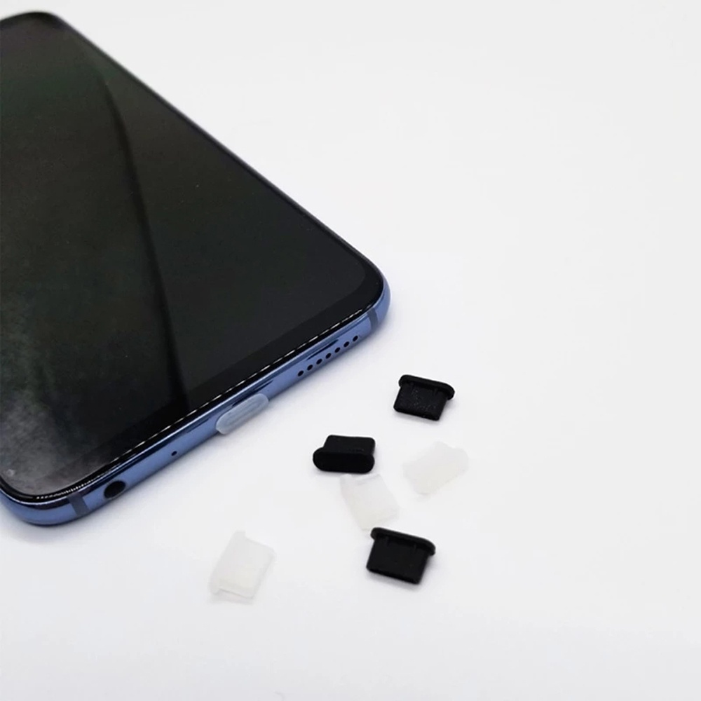 Nút bọc Silicone chống bụi cho cổng cắm USB Type-c cho Samsung Huawei màu sắc