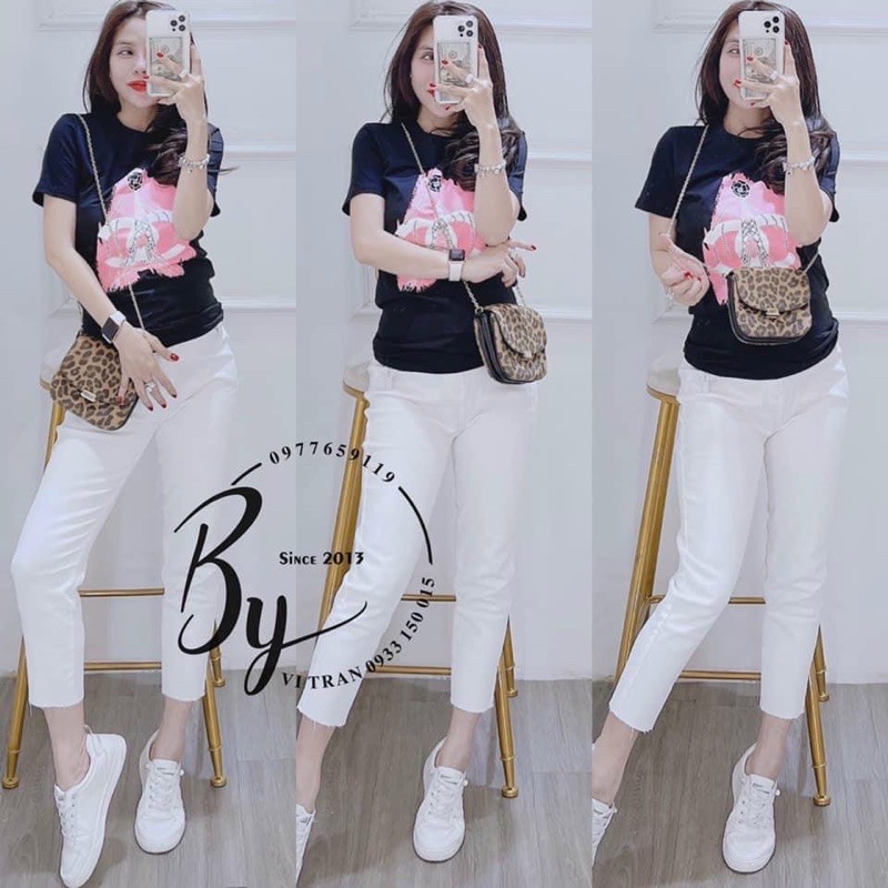 Áo thun cotton giấy , Áo thun nữ cotton form rộng | BigBuy360 - bigbuy360.vn