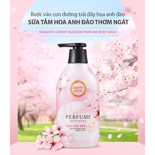 Sữa Tắm Happy Bath Hương Nước Hoa 900g Perfume Body Wash