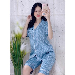 Bộ lửng lụa, bộ lụa dài satin có size từ 40-75kg