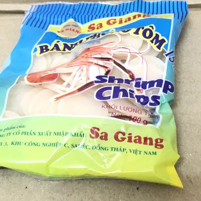 [100 g] Túi Bánh Phồng Tôm Sa Giang