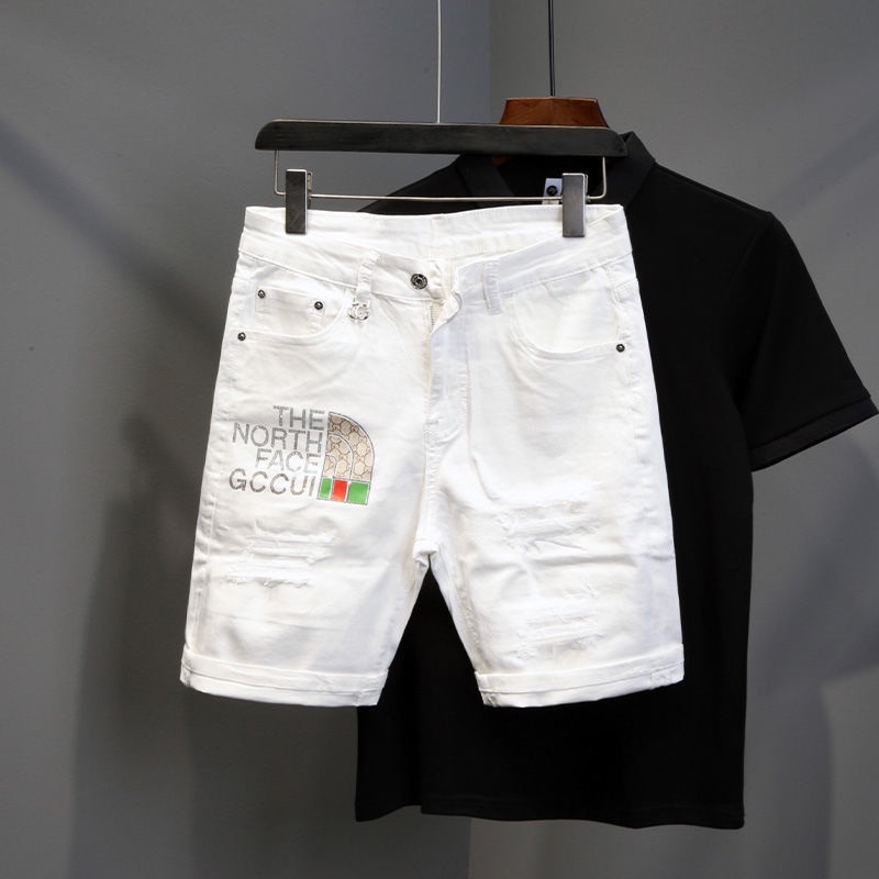 Quần Short Jean Phong Cách Châu Âu Mẫu Mới Thời Trang Cho Nam