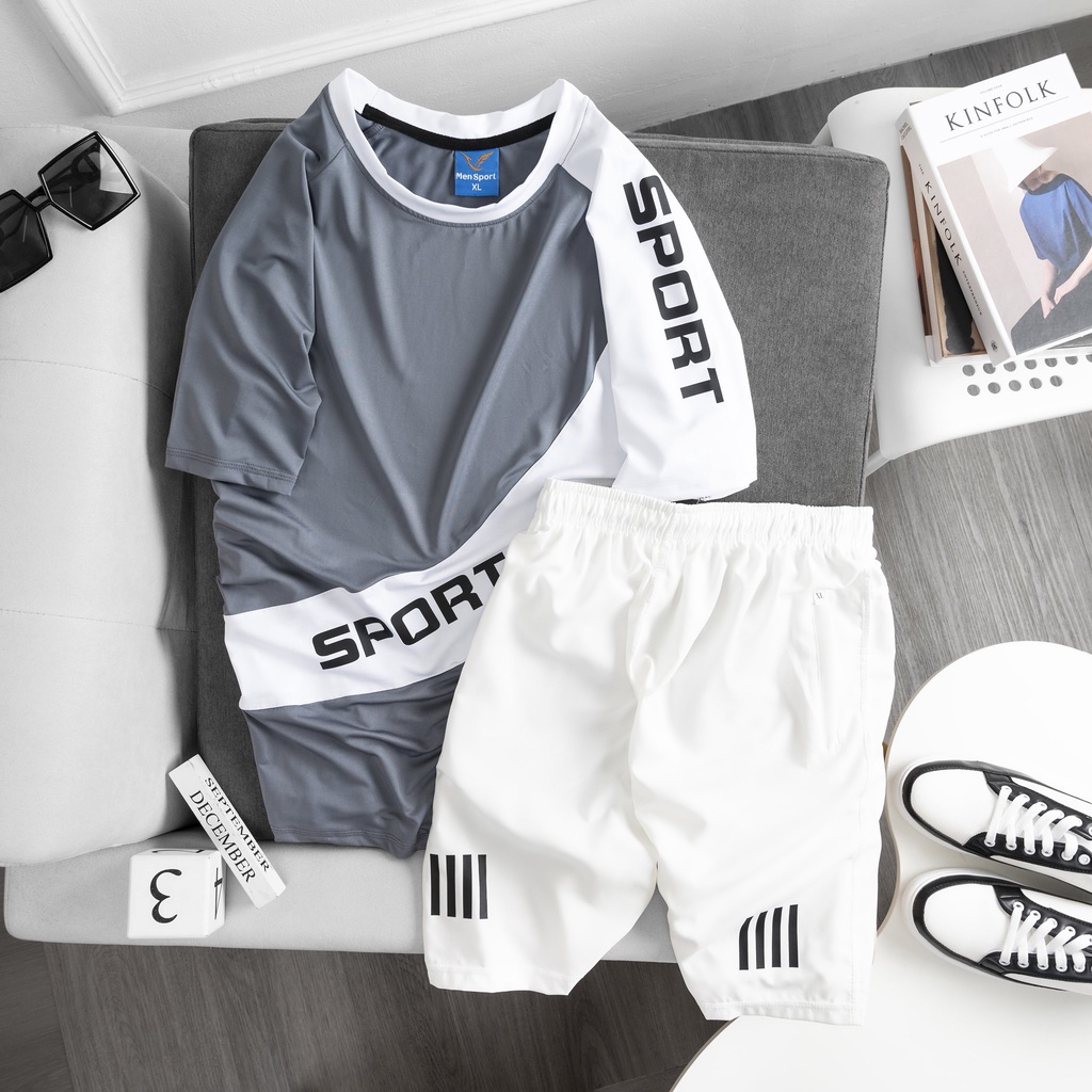 BỘ ĐÙI TT NAM PHỐI MÀU CỔ VIỀN SPORT