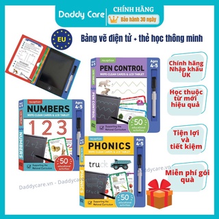 Bảng vẽ điện tử tự xóa LCD kèm thẻ học thông minh cho bé chính hãng nhập khẩu UK