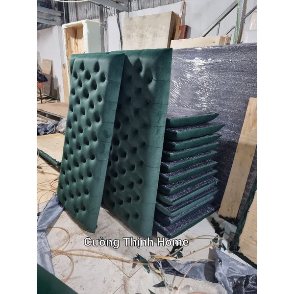⚡FreeShip⚡Tấm Ốp Bọc Đệm Trang Trí Đầu Giường Cao Cấp Tạo Hình Quả Trám khổ 200cm x 40cm