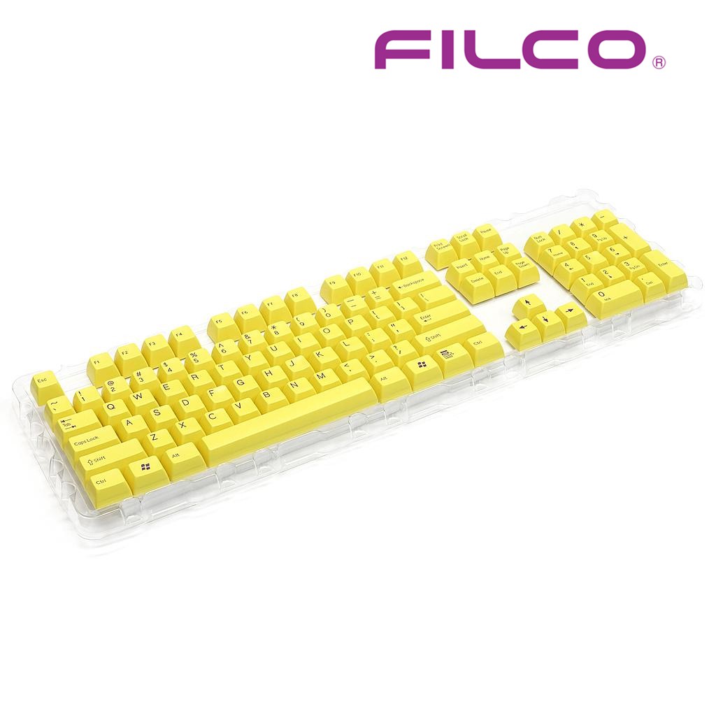 [Mã 2404EL10K giảm 10K đơn 20K] Keycap bàn phím cơ Filco High profile Doubleshot kích thước Fullsize- Một màu - Hàng Mỹ