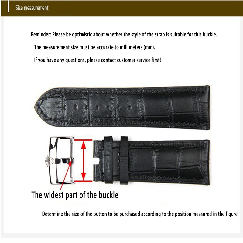 Khóa đồng hồ Omega 12 14 16 18 20 mm bằng thép không gỉ 316L