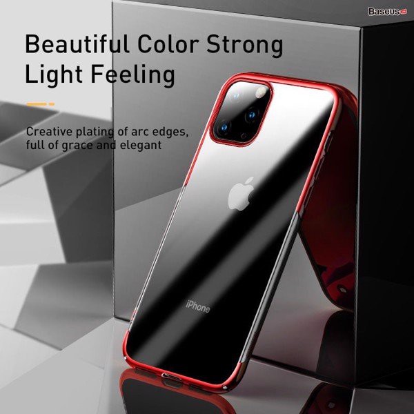 Ốp lưng nhựa cứng trong suốt Baseus Glitter Case dùng cho iPhone 11/Pro/Pro Max 2019 (Hard PC, Ultra Thin, Luxury Platin