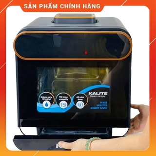 Nồi chiên không dầu KALITE STEAM PRO có chức năng hấp, Lò nướng mini đa năng, Màn hình hiển thị sắc nét, Bảo hành 2 năm