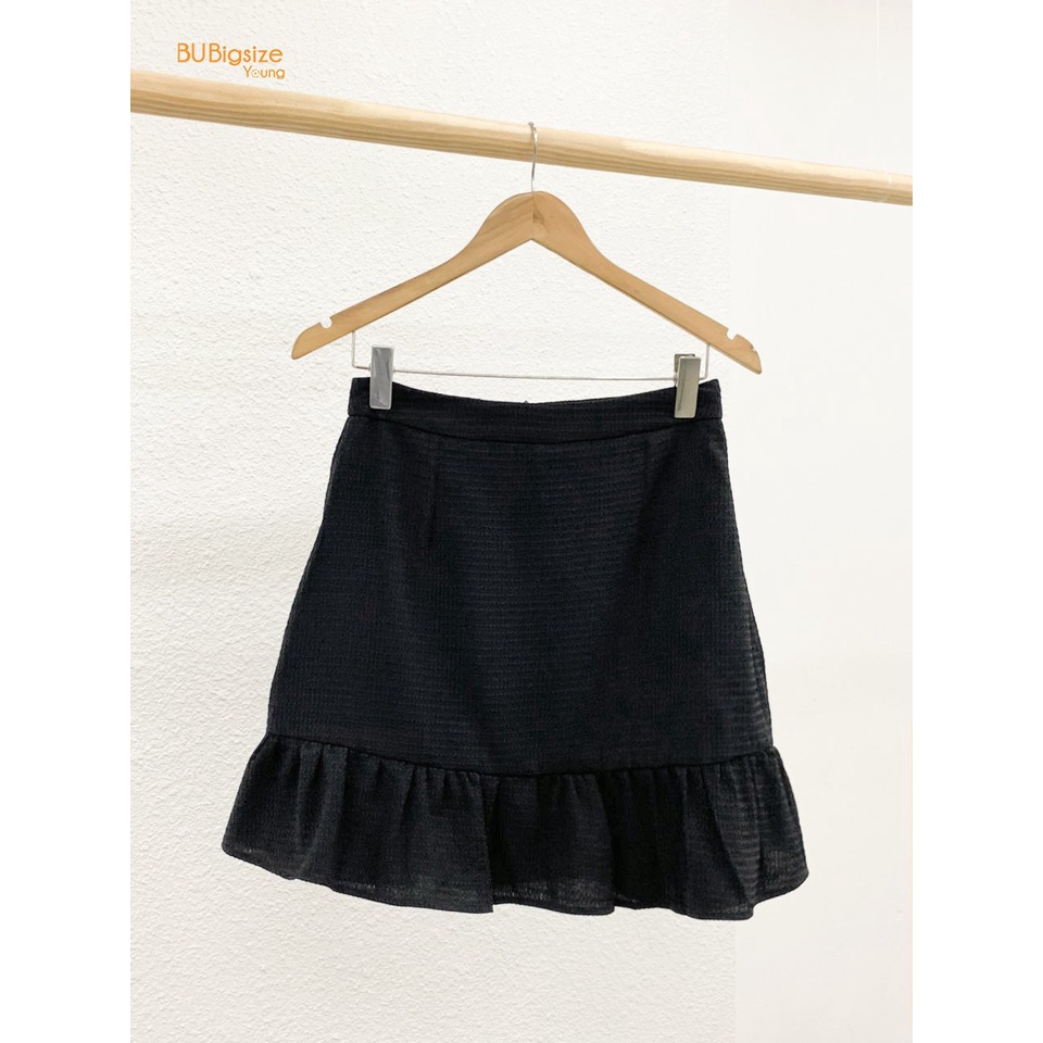 Set áo cổ vuông túi 2 bên + Chân váy đuôi cá BIGSIZE (55kg đến 95kg) - 22YBD29 - [BU Bigsize Young]