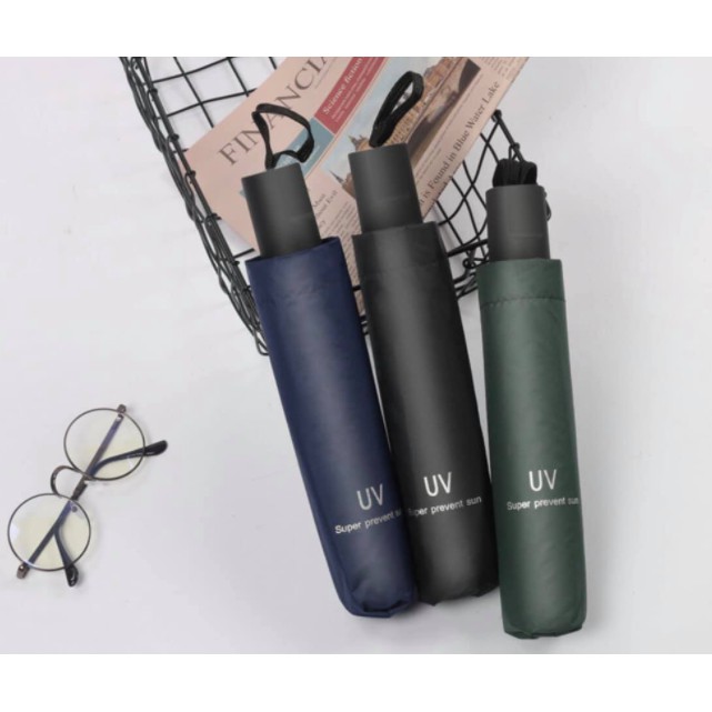 Ô Dù gấp gọn hoa cúc tự động đóng mở 4 lớp chống nắng, tia UV
