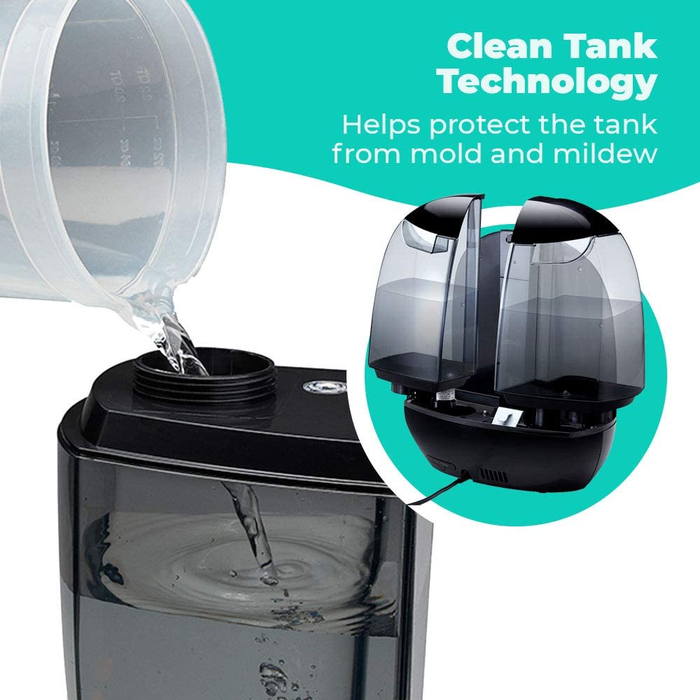 Máy tạo ẩm siêu âm khử khuẩn phun sương ẩm nóng lạnh phòng lớn Homedics UHE-WM130