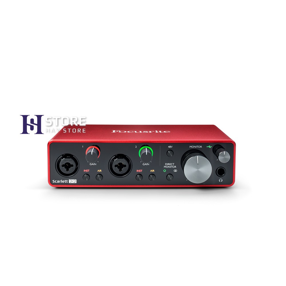 Soundcard Thu ÂM Focusrite Scarlett 2i2 (3rd Generation)