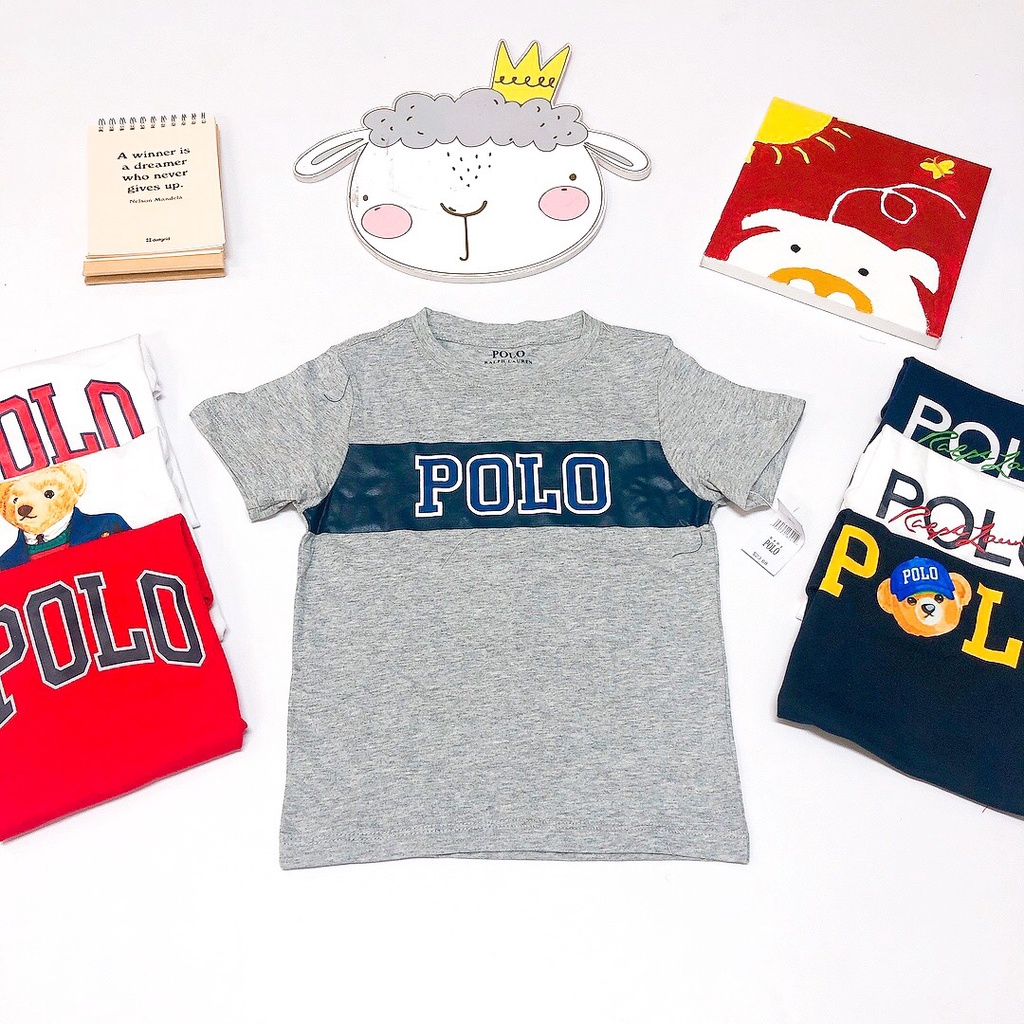 Sét 3 áo phông polo cực đẹp cho bé trai